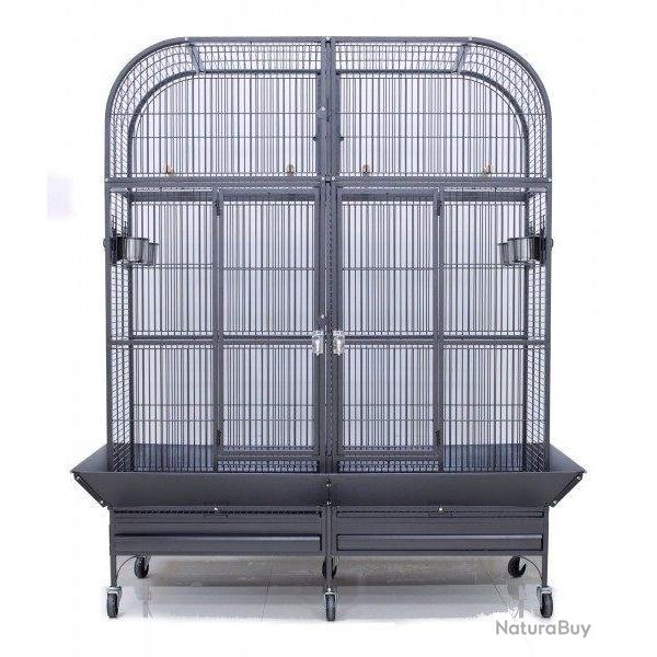 Cage perroquet DOUBLE cage gris gabon cage amazone cage youyou cage ARA cacatoes cielterre-commerce