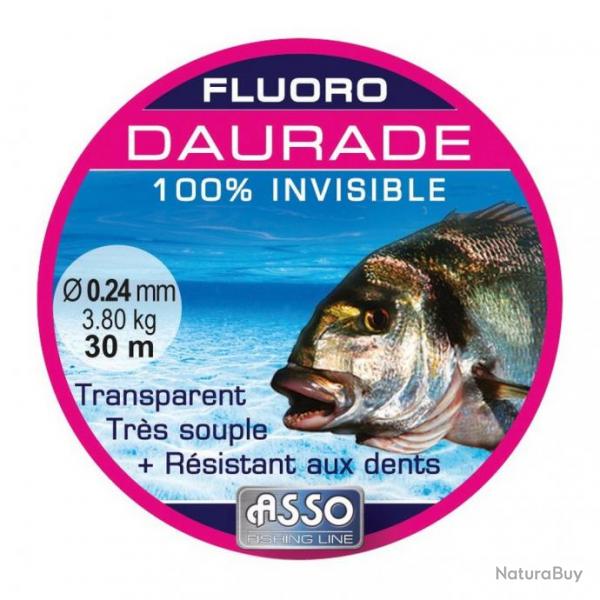 Fluorocarbone asso "fluoro daurade royale" - bobine de 30 m diam. 24/100