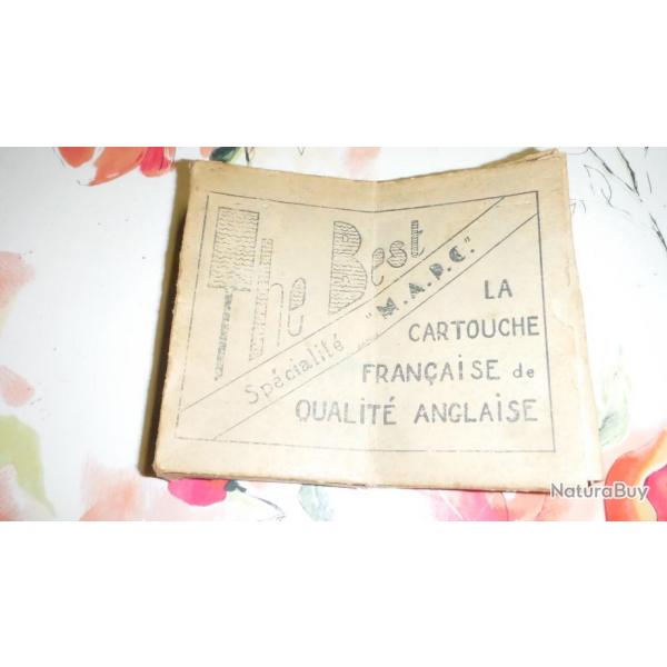 1 boite carton collector de 10 cartouches M.A.P.C.  charges plombs n4 de Lyon