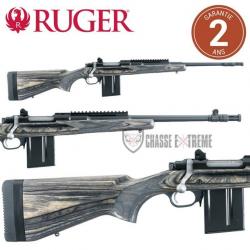 Carabine RUGER Gunsite Scout Rifle Noire Cache Flamme Cal 308 Win