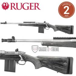 Carabine RUGER Gunsite Scout Rifle KM77-LG Inox cal 308 win Gaucher
