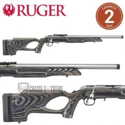 Carabine RUGER American Rimfire Target Trou de Pouce 46cm Inox Cal 22lr