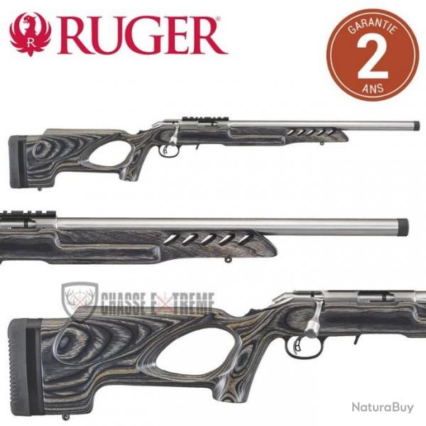 Carabine RUGER American Rimfire Target Trou de Pouce 46cm Cal 22lr Inox