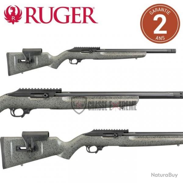 Carabine RUGER 10/22 Comptition Rifle 41cm cal 22 Lr Grise