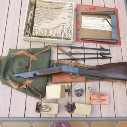 fusil lance amares  et lance harpons Rolling bloc Gastinne Renette de 1870 avec tous ses accessoires