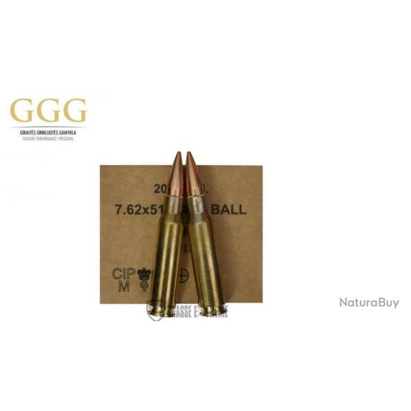 640 Munitions GGG cal 308 Win 147gr FMJ