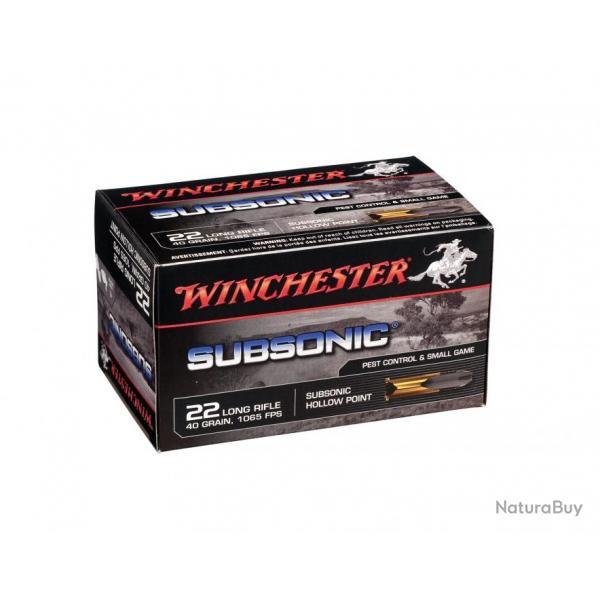 Munitions Subsonic cal. 22 LR 42 grains Munitions Win 22 Lr. HP Subsonic -MD321