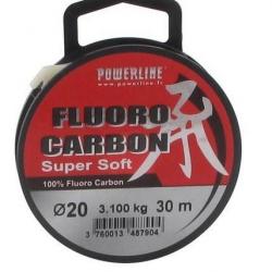 FIL FLUOROCARBON SUPER SOFT 30M 0.10mm / 0.8kg