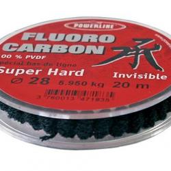 FIL FLUORO CARBON HARD 50M 0.25mm / 5.1kg