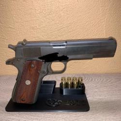 Support pour pistolet remington 1911 et dérivé, 2 chargeurs et 8 cartouches 45 acp