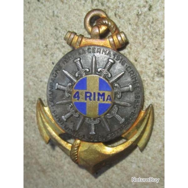 4 Rgiment d'Infanterie de Marine, mail, bleu clair