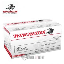 100 Munitions WINCHESTER cal 45Auto 230gr FMJ