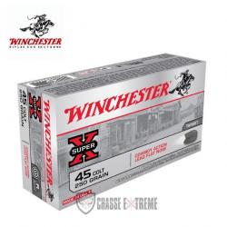 50 Munitions WINCHESTER cal 45Colt 250gr Lead