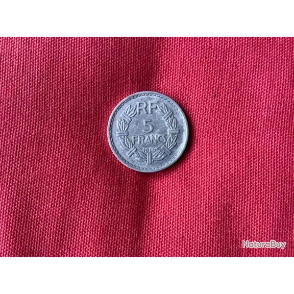Pice de cinq francs de 1945
