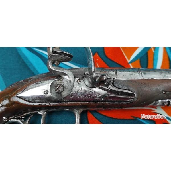 Pistolet  silex de Jerome Larcher de Nantes dbut XIXe (payement en (3X possible)