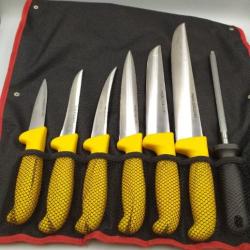 PRADEL EXCELLENCE THIERS SAC DE COUTELLERIE 7 PIECES CONVERTIBLE EN TABLIER I7107T07