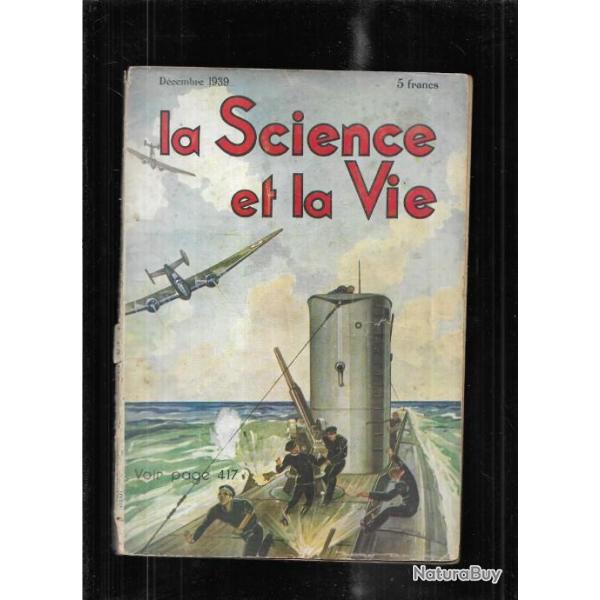 la science et la vie 1939 n259, 263, 267, 270, l'artillerie allemande, arme de l'air moderne, cyclo