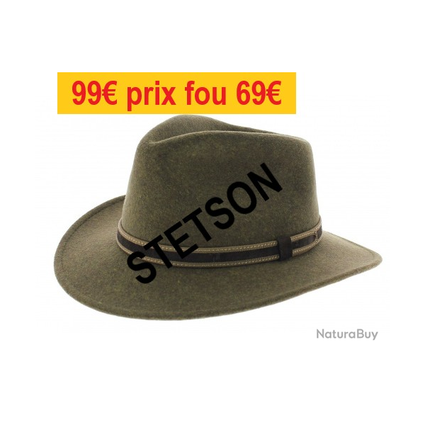 Chapeau STETSON  SHONTO vert  T XL    115304XLJS