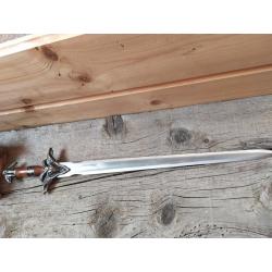 Épée  , épées de décoration avec présentoir en bois 84 cm ep207