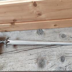 Épée  , épées de décoration avec présentoir en bois 84 cm ep4071
