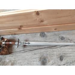 Épée  , épées de décoration avec présentoir en bois 84 cm ep507