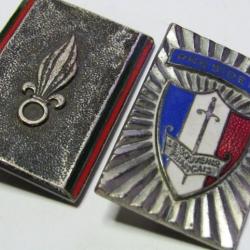 insigne pucelle taille comme insigne militaire Président "le souvenir Français" ancien combattant