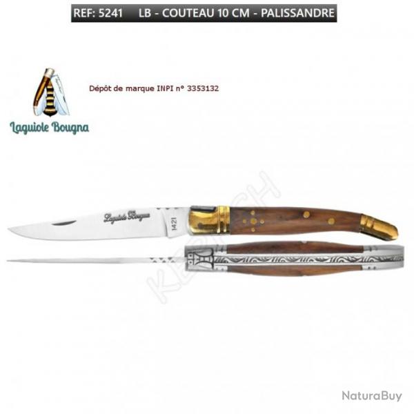 Couteau N5241 10 cm Palissandre Laguiole BOUGNA