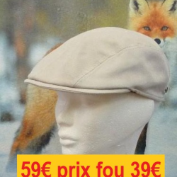 Casquette MARONE Beige Eté 56    B202D56