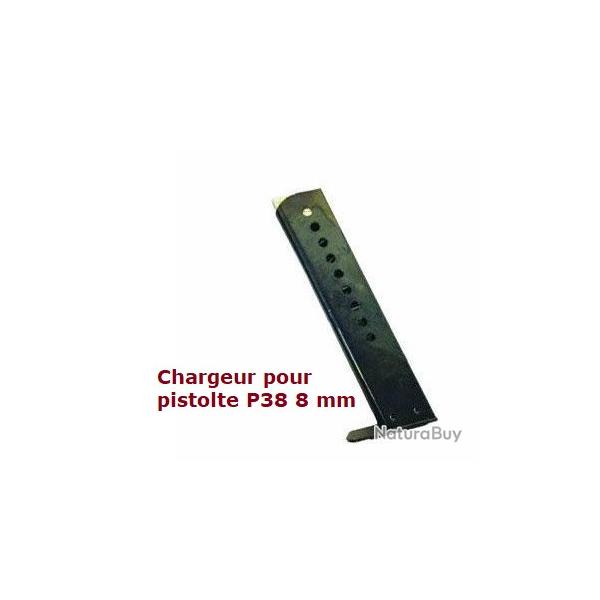 Chargeur seul pour Pistolet P38  Cal 8 mm