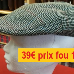 casquette été TWEED VERT taille 55  9060-55