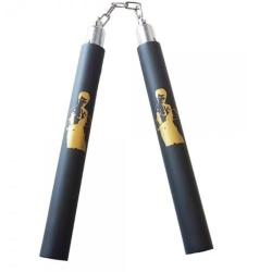 Nunchaku d?entrainement en mousse  décor Bruce lee       (roulement à billes )