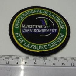 1 badge d'épaule de l'Office National de la Chasse et de la Faune Sauvage (avant dernier avant OFB)
