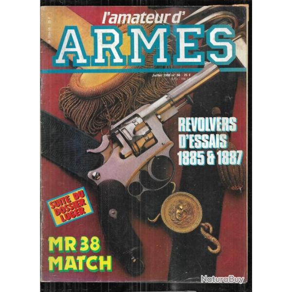 l'amateur d'armes 56 rvolvers d'essais 1885 & 1887, p 08 part 3, merkel drilling, buckmaster