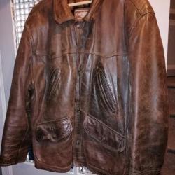 Magnifique veste vintage OAKWOOD taille M cuir épais collector