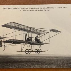 Rare lot de cartes postales retra&ccedil;ant les d&eacute;buts de l'aviation - 1910