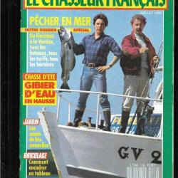 le chasseur français juillet 1989 , gibier d'eau, semis bis-annuelles, pêcher en mer ,brochet popper