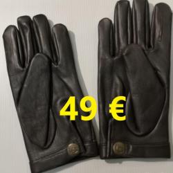 GANTS  CUIR  MARRON  T M    LOVERGREEN            LG00928M