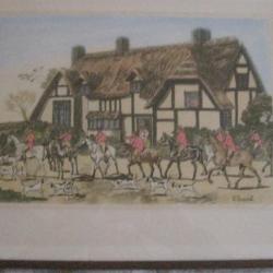 TABLEAU de CHASSE A COURRE de H. HONEYWELL