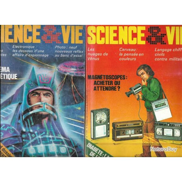science et vie fvrier  mai 1982 773  776  et octobre 781 , magntoscopes, parapsychologie, 5 revu
