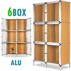 Clapier elevage lapin BOX x6 cage elevage lapin ALU / BOIS NEUF avis cielterre-commerce