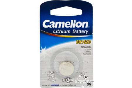 Blister 1 pile CR1620 3V Lithium Camelion