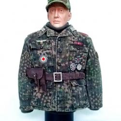 Figurine 1/6 de soldat allemande de la Seconde Guerre mondiale. (Kuban 1943)