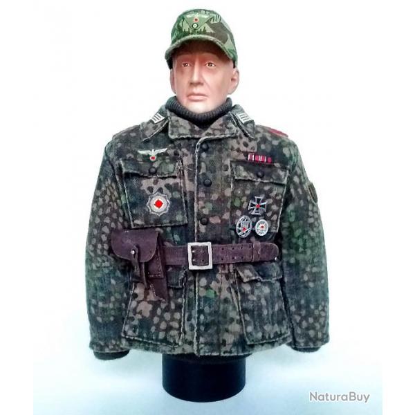 Figurine 1/6 de soldat allemande de la Seconde Guerre mondiale. (Kuban 1943)