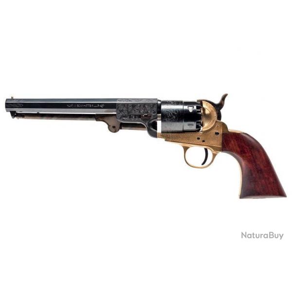 Revolver Pietta Colt 1851 Navy Reb Nord Navy Laiton Gravé Edition Limitée -RNL44 - Livraison Offerte
