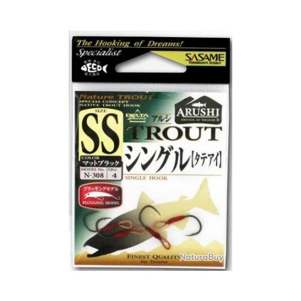 HAMECONS ASSIST HOOK PN BLACK PAR 4 M - Taille 4