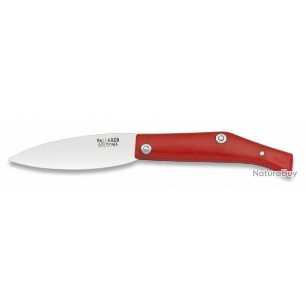 Couteau pliant PALLARES  rouge lame carbone 7 cm Pallars 06098RO-07
