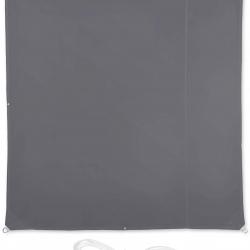 Voile d'ombrage carré 2 x 2 m gris 13_0002929