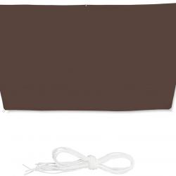 Voile d'ombrage trapèze 3 x 4 x 2 m brun 13_0002936