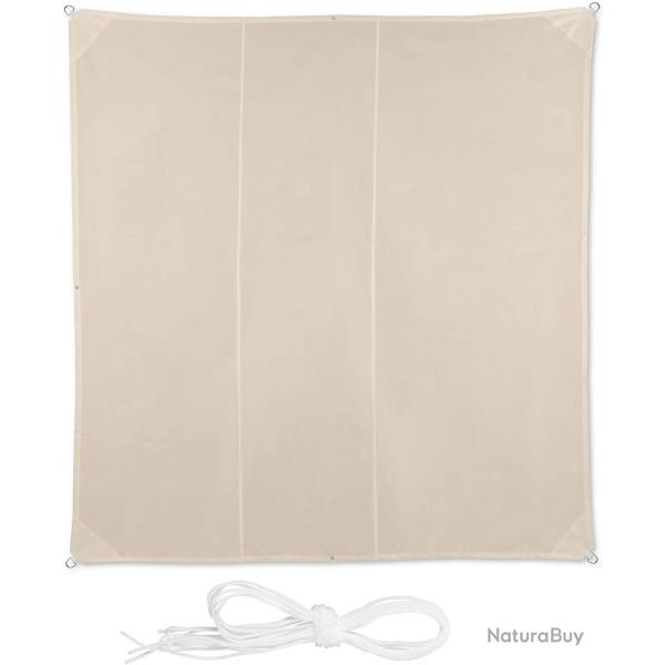 Voile d'ombrage carr 4 x 4 m beige 13_0002942_3