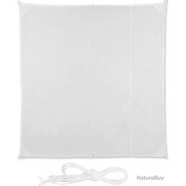 Voile d'ombrage carr 2 x 2m blanc 13_0002943
